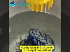 Нанесение эпоксидной смолы на стальные пластины